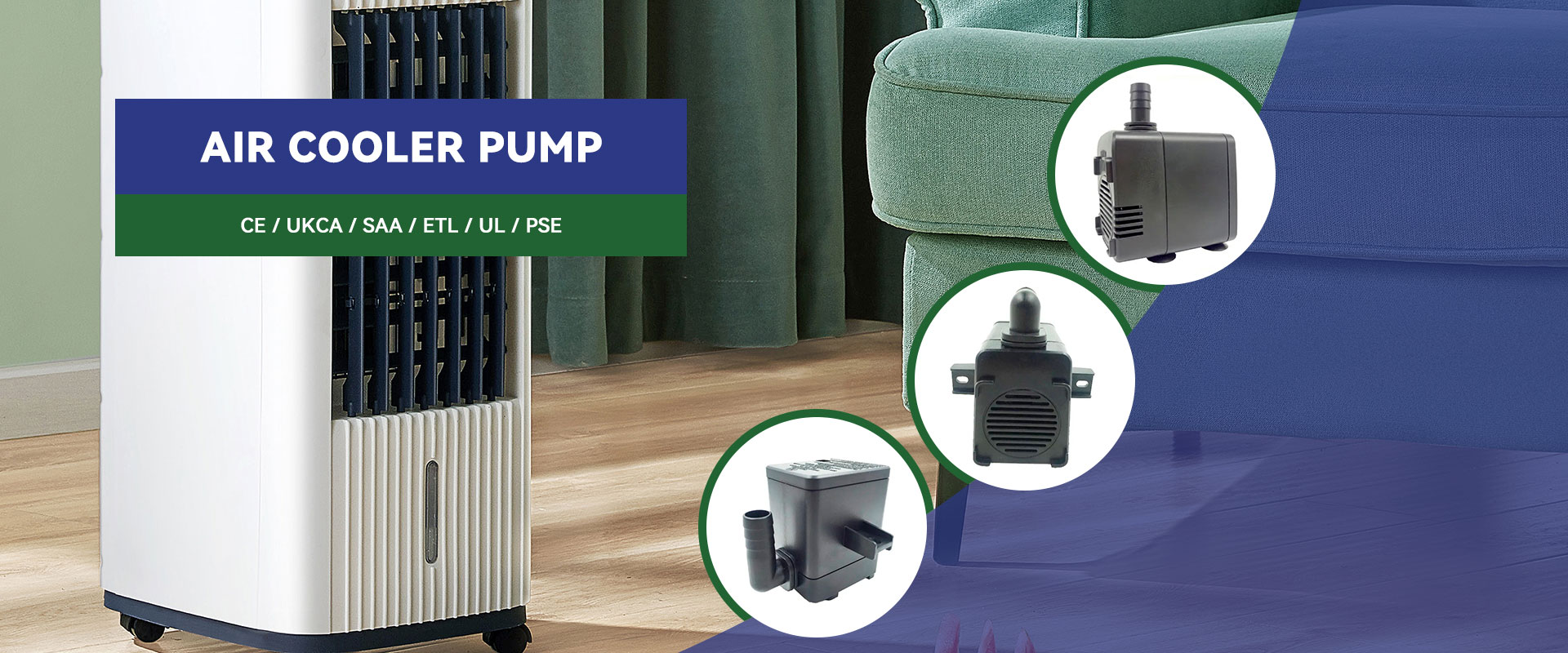 Kina Air Cooler Pump Producenter, Leverandører, Fabrik